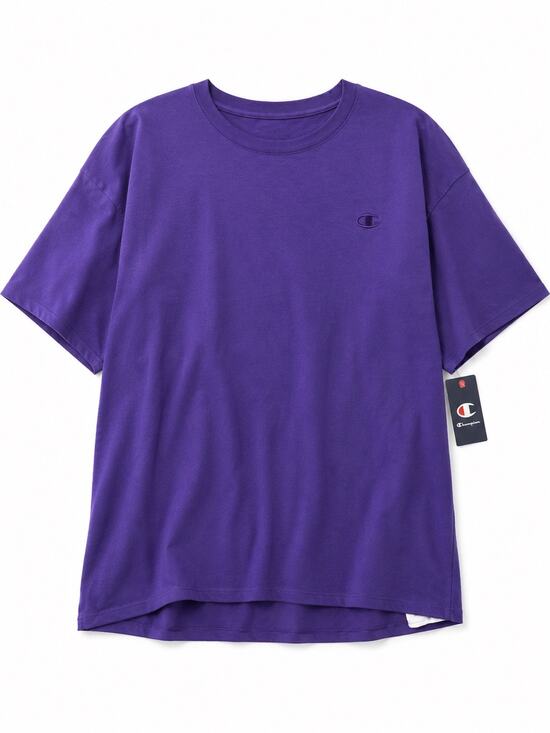Champion Other - Champion Purple T-Shirt Men’s 2XL Big Logo Short Sleeve Crew Neck NWT Cotton